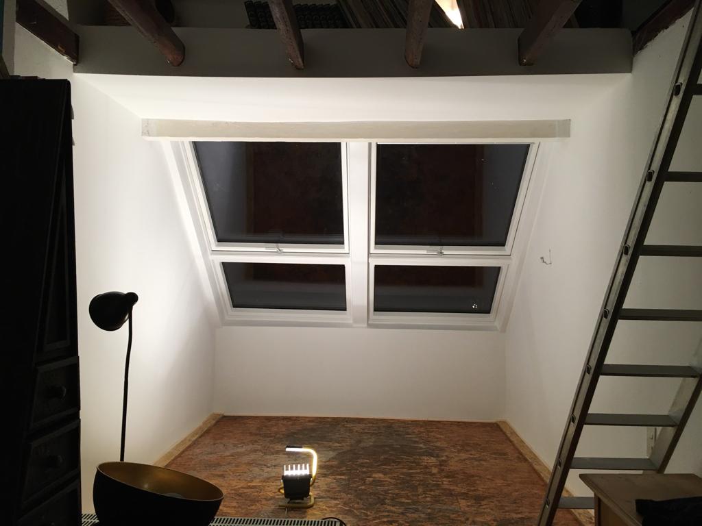 Detail: Innenansicht neue Wohnraumfenster
